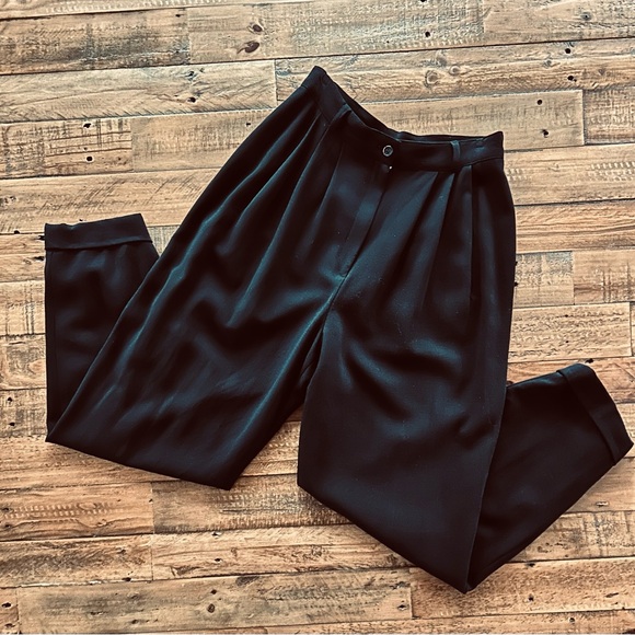 100% Worsted Wool Vintage Trousers Size 6 - Picture 3 of 6